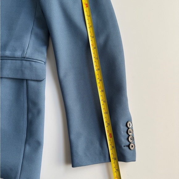 Zara Men's Sport Coat Blazer Blue Sz 42 Large L Business Casual Lightweight - Picture 7 of 14